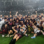 Lanús campeón de la Recopa Sudamericana tras vencer 3-2 a Flamengo en el Maracaná con goles agónicos de Canale y Bou.