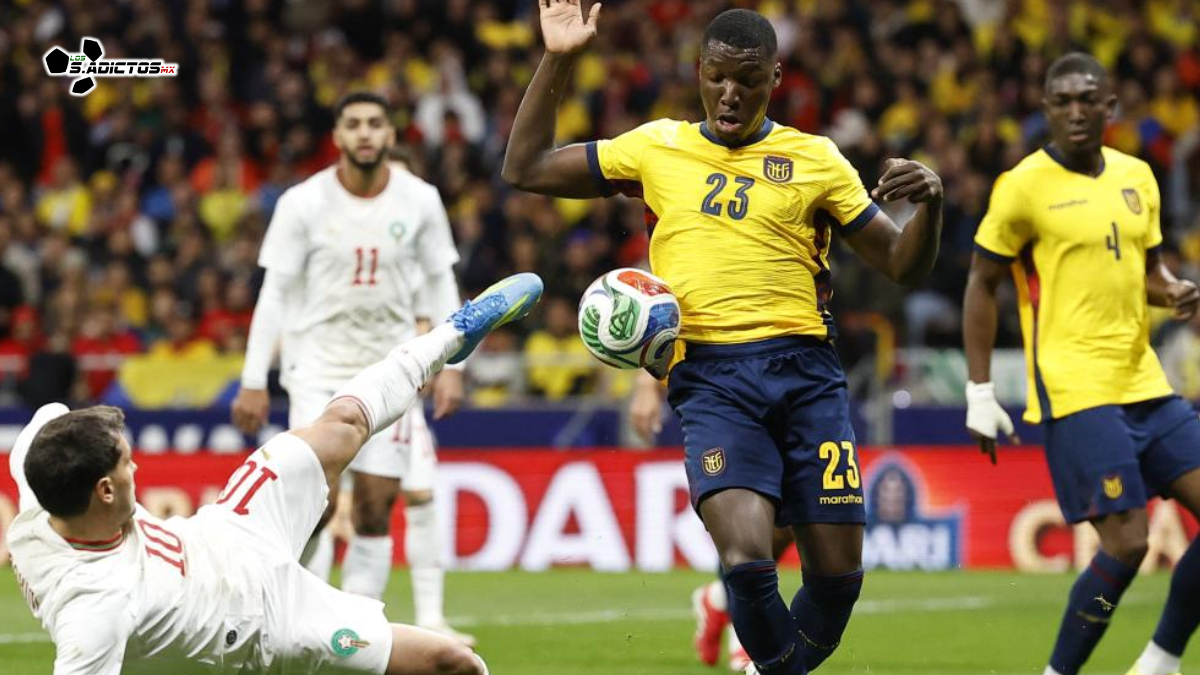 Ecuador y Marruecos empatan 1-1 en un vibrante amistoso de Fecha FIFA. John Yeboah anotó un golazo para la Tri, pero el campeón de África rescató el empate al final.